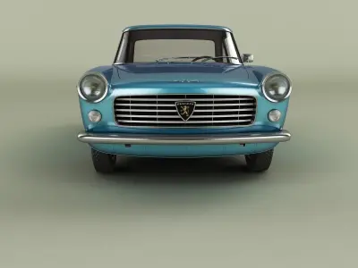 Peugeot 404 Coupe 3D model