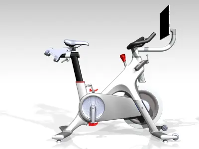 Exercise Bike Concept 3D model