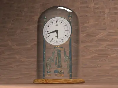 Lantern Clock 4K 3D model