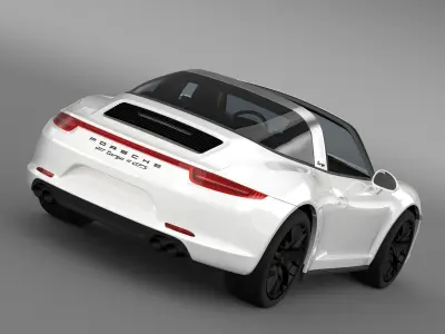 Porsche 911 Targa 4 GTS  991  2015 3D model