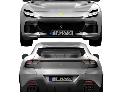 Ferrari Purosangue 3D model