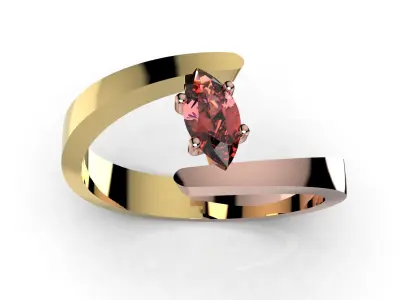Women Ring - CAD-06 3D print model