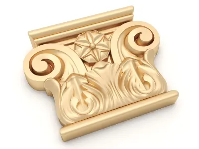 Corbel 10 3D model