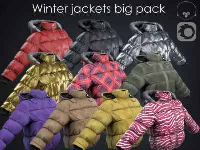 Winter jackets big pack