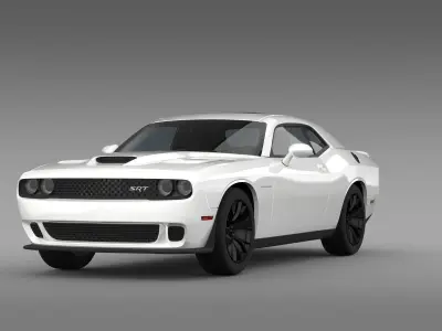 Dodge Challenger SRT Hellcat Supercharged 2015 3D model