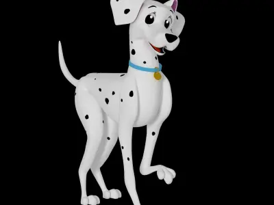 Perdita Dalmatian Model 3D model