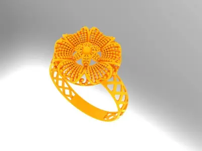 Gold Ring 38 3D print model