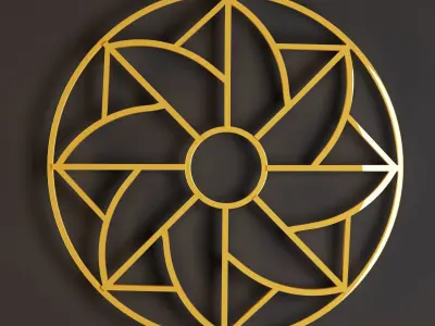 Decorative panels 3D model vol 1 3D model