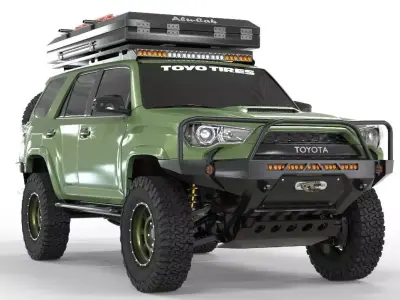 TOYOTA 4RUNNER 2016 TRD EDITION FULL ACCESORIES  3D model