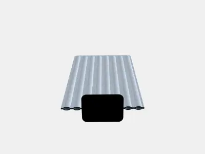 EILIF Screen freestanding 3 Low-poly 3D model