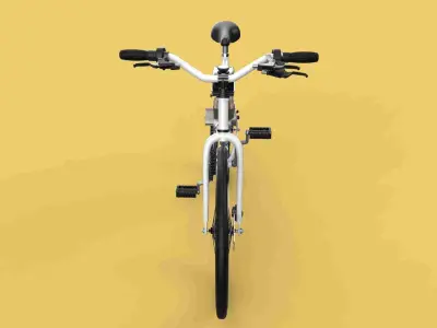 MOTORISED PUSH BIKE BICYCLE MOTOR CYCLE PETROL ENGINE MOTORIZED 3D model