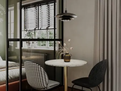 Modern residential interior 04 3D model