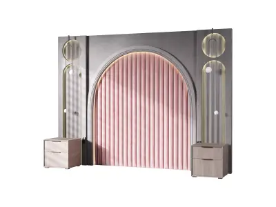 Decorative Wall panel  07 3D model