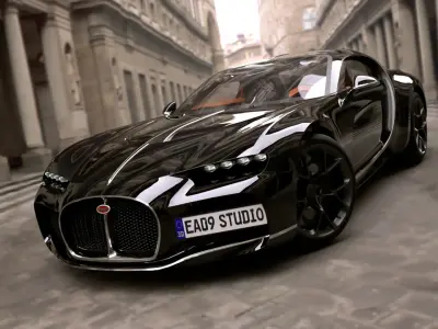 Bugatti Atlantic  3D model