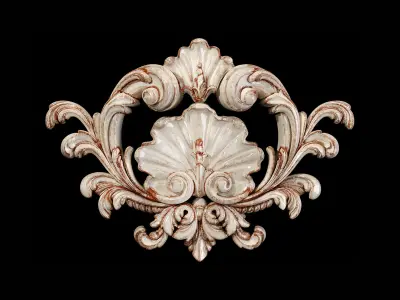 Classic carved 064 3D model