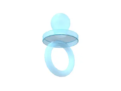 Pacifiers Decoration v1 005 Low-poly 3D model