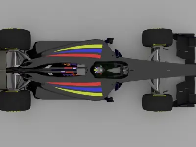 Formula one Super Sport car 3D model