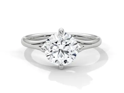 solitaire ring with detail images and 360 render videos 104 3D print model