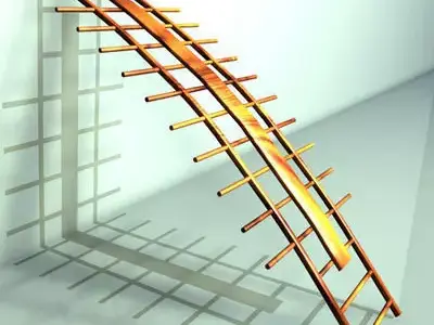 orthopaedic wall bars 3D model