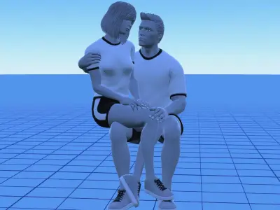 Couple I 3D model