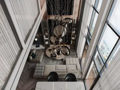 Living interior design Model - 01 3D model