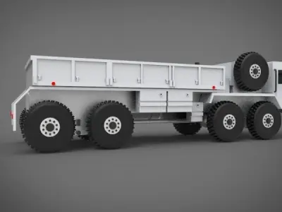Oshkosh Military Vehicle 3D model