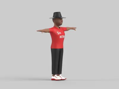 Nitin umpire 3D model