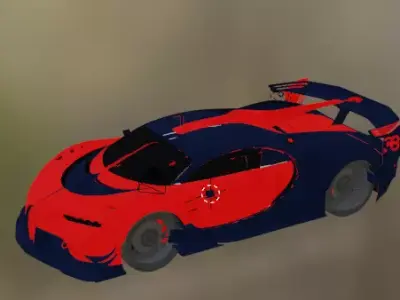 bugatti 3D model purchase