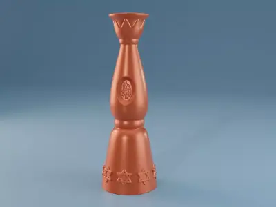 Jewish vase 3D print model