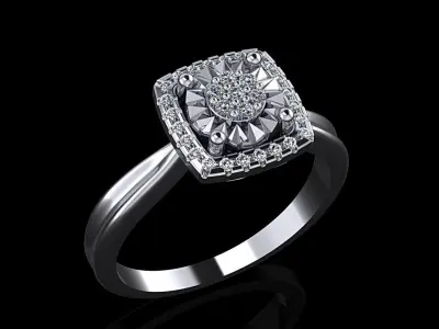 Women Ring 10 3D print model