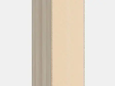 PAX Wardrobe frame 21 Low-poly 3D model