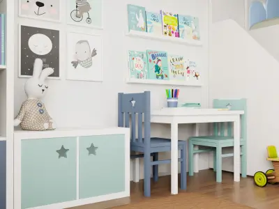 Kids Room Unreal Engine 3D model