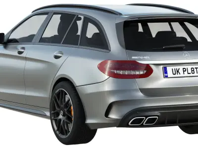 Mercedes Benz C63 AMG Estate 3D model