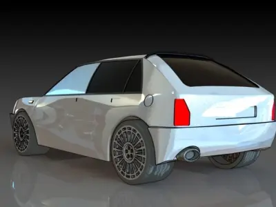 Lancia Delta Free 3D print model