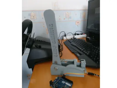 3D Printed Handbrake for Simracing 3D print model