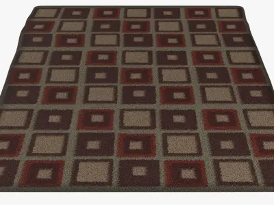 Art Deco Carpet 01 3D model
