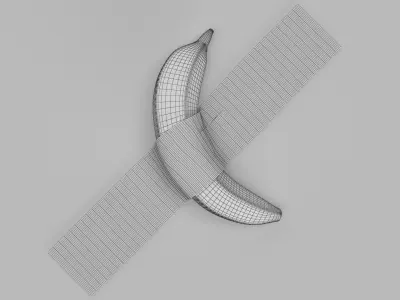 Million dollar banana 3D model