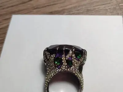 Rings  with plants 3D print model