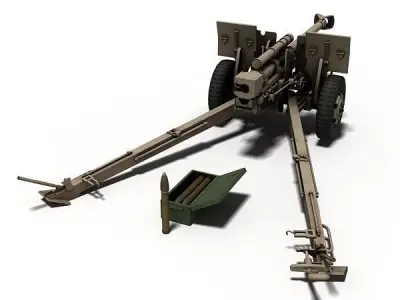 tanke machine gun 3D model