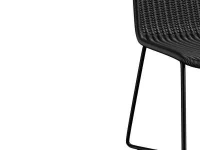 Outdoor Slope Dining Chair 3D model