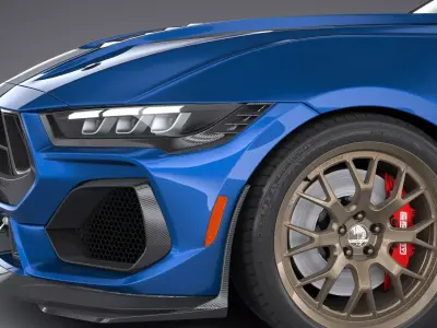 Shelby S650 Super Snake Convertible 2026 3D model