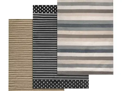 Rug Set 1333 3D model