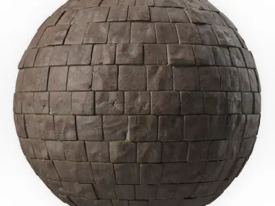 Stone Wall Materials 118- Sbsar Pbr 4k Seamless Texture
