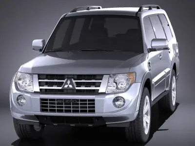 Mitsubishi Pajero 2006-2014 VRAY 3D model