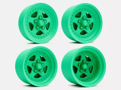 15x5 15x7 15x8 15x10 Center Line Telstar 2 Wheels and Brake 3D print model