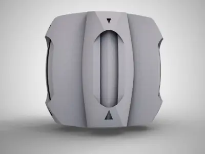 Geometric Bead Free low-poly 3D model