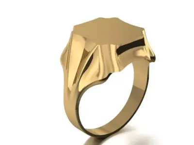 Signet Ring Template  3D model