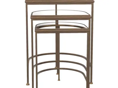India Nesting Tables 3D model