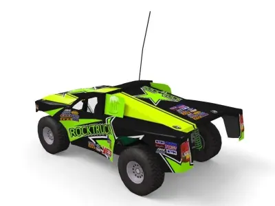 Game Ready RC Short Course Truck Low-poly 3D model