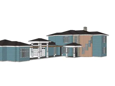 Prairie House 05 -Archimple LLC 3D model